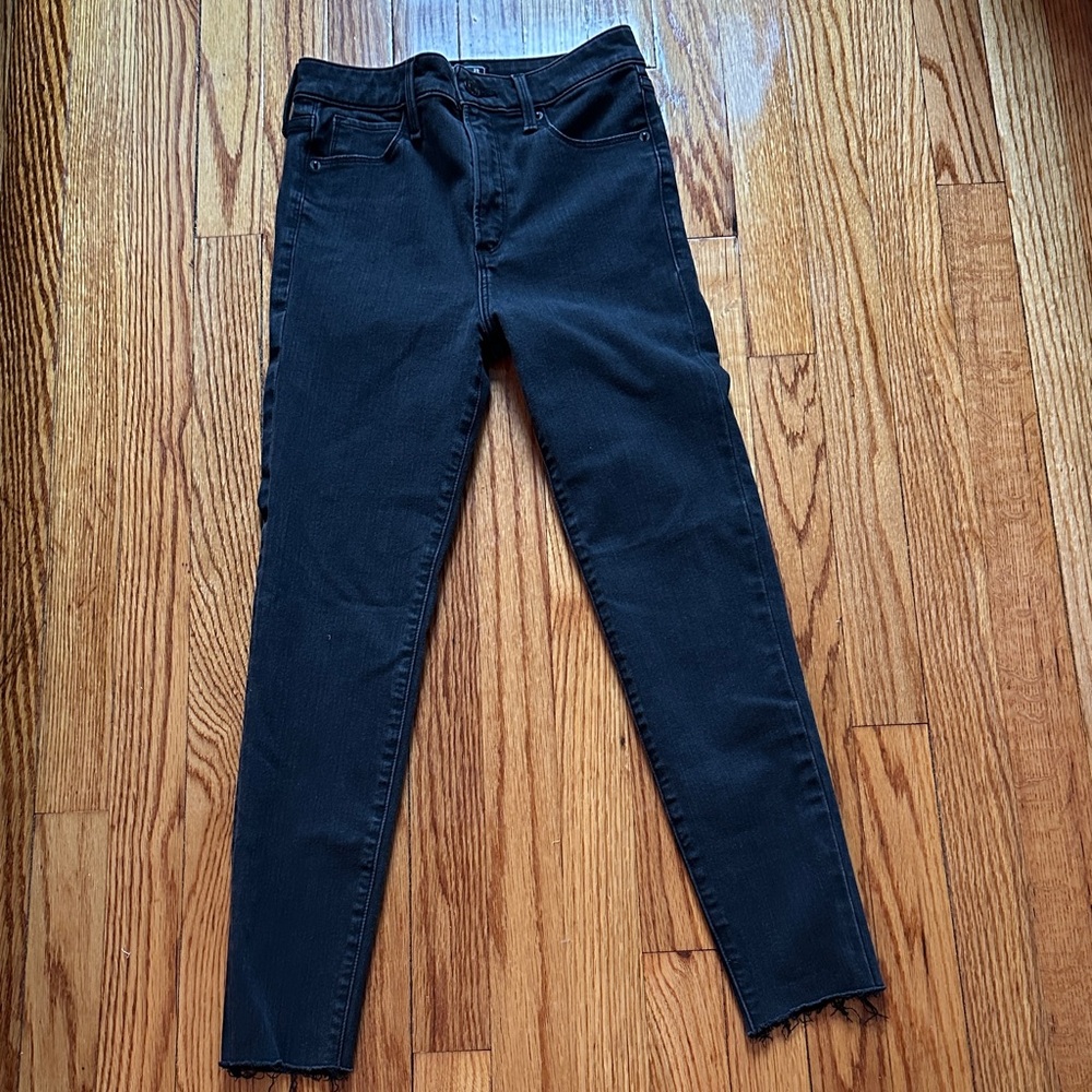Abercrombie & Fitch Black Simone High Rise Sculpt Super Skinny Jeans 25OS